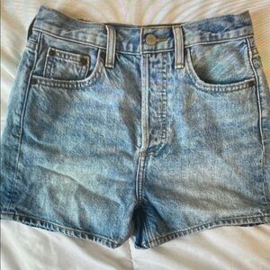 Denim Athletic Shorts
